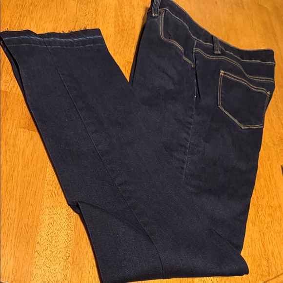 Woman Within Navy Boot Cut Jeans - Picture 1 of 4